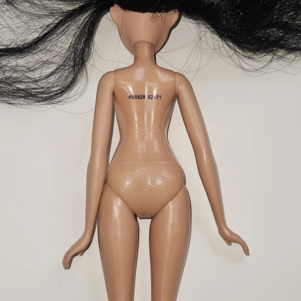 Hasbro Disney Princess Mulan Doll #B5828 Black Hair Brown Eyes Nude Loose 2015
